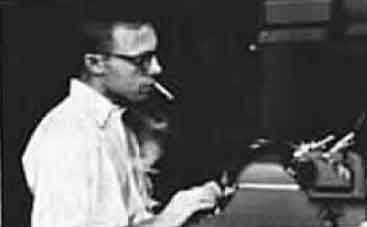 Robert Sheckley, typing in 1968